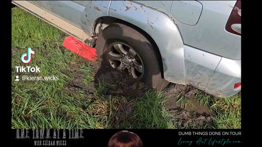 Booged car - Dumb things done on tour