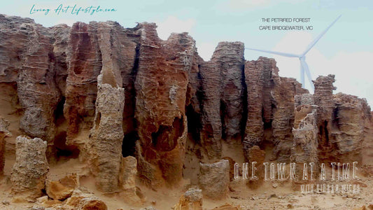 CAPE BRIDGEWATER VICTORIA AUSTRALIA - PETRIFIED FORREST UNIQUE GEOLOGICAL ROCK FORMATION