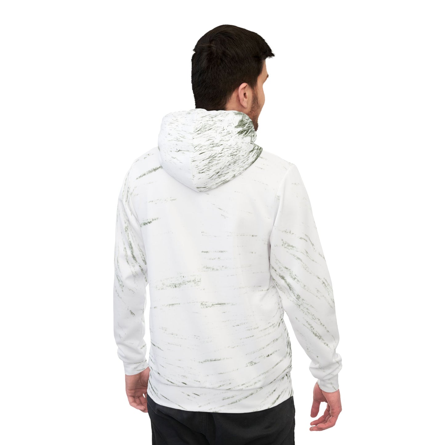 Star Tracer - Eco-Friendly Athletic Hoodie with Abstract Burst Design