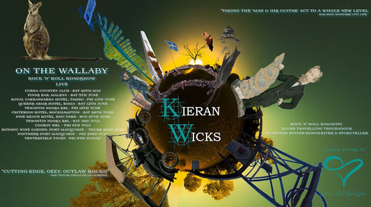 Kieran Wicks - On the Wallaby - Rock 'n' Roll Roadshow Tour 2021