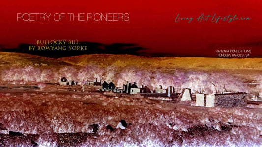ayaka Raustralia Digital Art Red Sky - Bullocky Bill by Bowyang Yorke Poem Poetry of the Pioneers