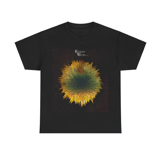 Goldeneye - Unisex Heavy Cotton Tee - Unique Starburst Design for Creative Souls